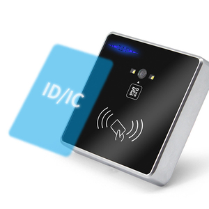 Lector Rfid de larga distancia RS232 código de barras QR código integrado Wiegand Rfid lector para acceso a puerta - Product Image 1
