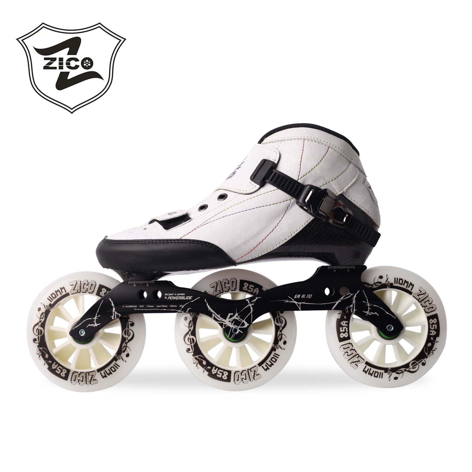 White three-wheeler
