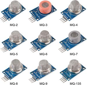 Los Elektronische MQ-2 MQ-3 MQ-4 MQ-5 MQ-6 MQ-7 MQ-8 MQ-9 Sensor modul für Arduino Gas Detection Sensor Modul für Arduino