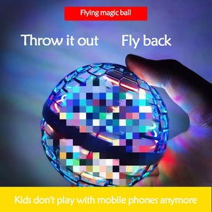 Sıcak satış uçan Flyorb Boomerang sihirli Led Mini Drone ile renkli el kontrollü uçan küre topu Spinner - Product Image 3