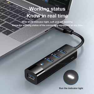 Jasoz MacBook ที่เข้ากันได้กับ Type C USB HUB 3 USB 2.0พอร์ต100M อีเทอร์เน็ต RJ45 USB C แบบมีสายภายในไปยังอะแดปเตอร์เครือข่าย - Product Image 2