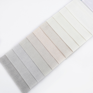 简单风格室内装饰织物卷编织100% 聚酯窗帘和纺织品供应 - Product Image 1