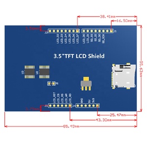 DIYmalls 3.5&quot; inch TFT LCD Shield Display Screen <strong>Module</strong> 5V/3.3V ILI9486 480x320 with Card Slot for <strong>Arduino</strong> 2560, no <strong>Touch</strong>