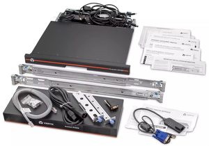 Vertiv CLRA19KMM 18.5英寸液晶16端口IP KVM集成高级数据中心本地机架访问控制台 - Product Image 4