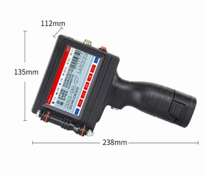 Einfache Bedienung Schnellt rockn ender Tinten-Chargen codierer Verfalls datum Handliche Codier maschine Tragbarer Hands trahl drucker - Product Image 6