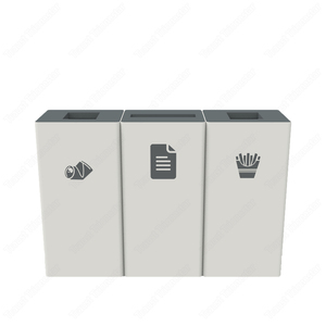 Cubo de basura de interior con múltiples compartimentos Traust, cubo de basura, contenedor de basura, contenedor de clasificación, papelera de reciclaje a la venta