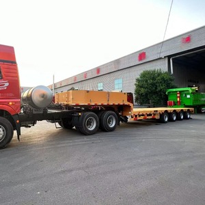 厂家直销定制4轴低床卡车80吨低床拖车 - Product Image 4