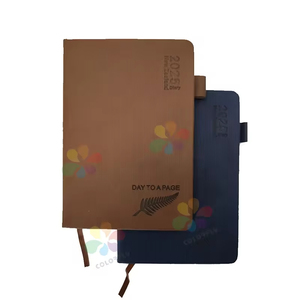 Venta al por mayor personalizado A5 con correa elástica PU diario cuaderno impreso marca Logo diario Bloc cuaderno de notas de cuero PU