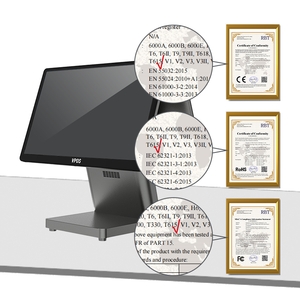 Система Vpos T615 Pos сенсорный экран все-в-одном Linux Pos аппаратное устройство Bundle терминал андроид кассовый аппарат