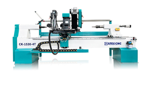 Fully <strong>Automatic</strong> CNC Four-function Woodworking Lathe <strong>Automatic</strong> <strong>Loading</strong> <strong>and</strong> <strong>Unloading</strong> 1500*300mm - Product Image 3