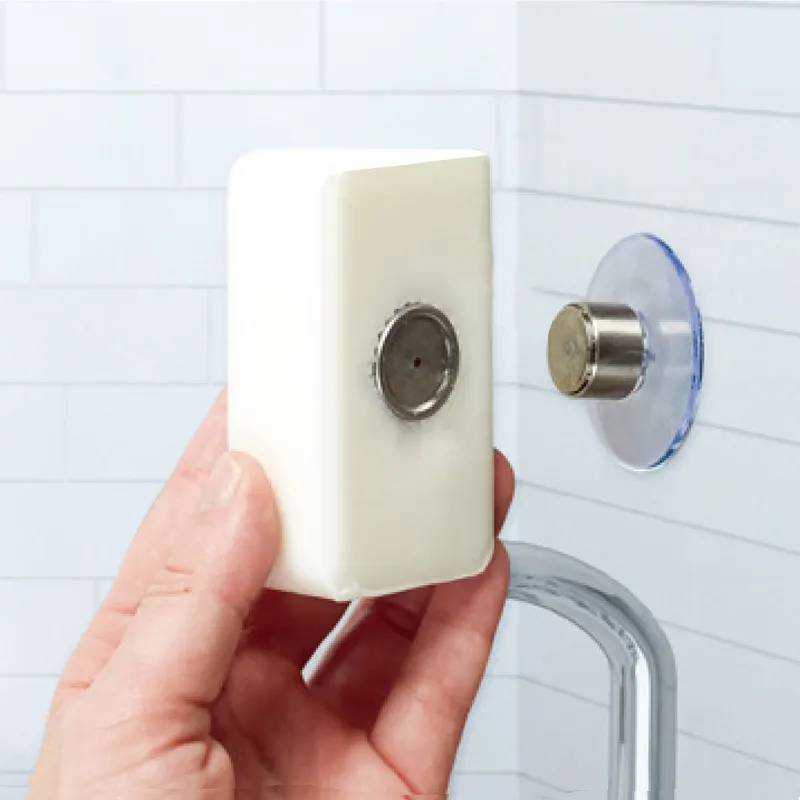 Portasapone magnetico in acciaio inossidabile autosvuotante doccia bagno cucina a parete aspirazione Bar portasapone