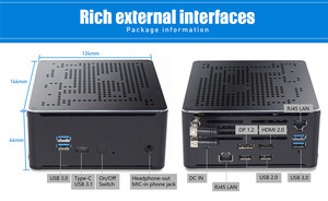 Superior Quality Win 10 <strong>Linux</strong> Built in Fan Gaming Mini <strong>Computer</strong> 4K Dual Display DDR4 Mini Gamer Desktop PC - Product Image 2