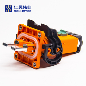 2ขา250A กันน้ำ IP67 DC 1000โวลต์ปลั๊กสายเคเบิลและแผงเมาซ็อกเก็ตทองแดง Busbar Lug HVIL เชื่อมต่อสำหรับ PDU - Product Image 1