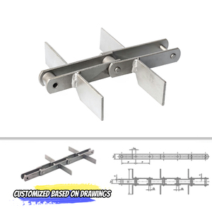 源工厂双螺距空心销输送机链条矿用刮板链条输送机 - Product Image 2