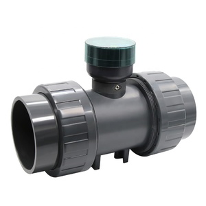 Medidor de flujo de agua Digital ZJLCD, salida de pulso del tanque de la piscina + transmisión de datos RS485, sensor contador de flujo de líquido alcalino ácido 10-30VDC - Product Image 3