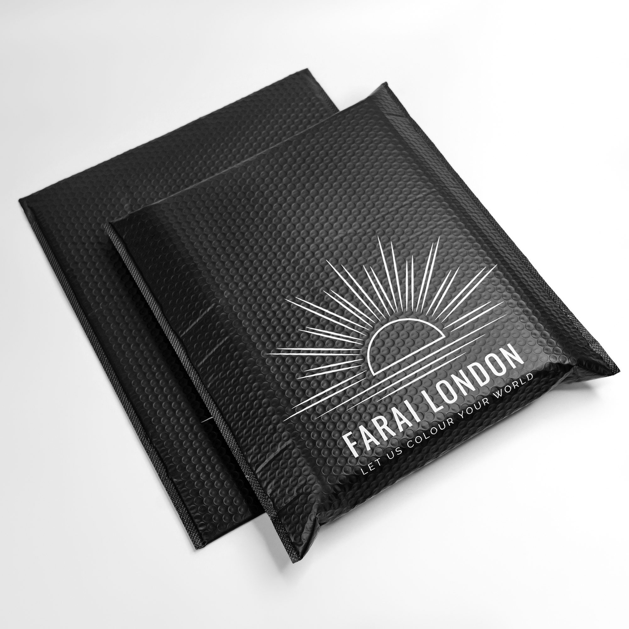 Matter color bubble mailer