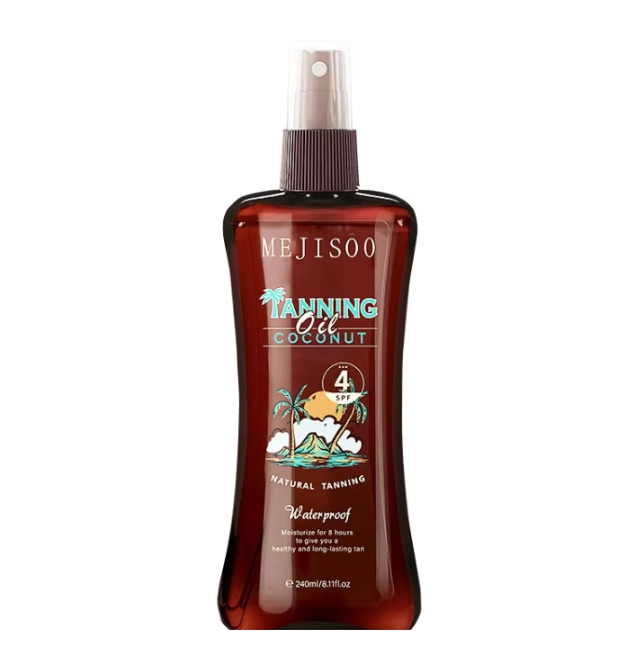 Tanning oil