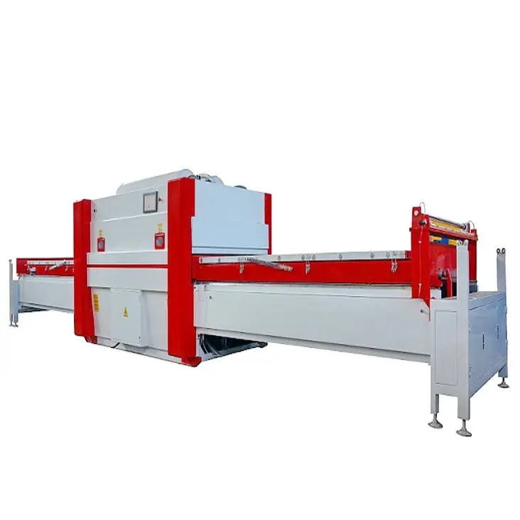 Máquina de prensado de laminación automática para puerta de madera, prensa de membrana de vacío de alto brillo, eficiente, fabricante CANMAX