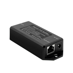 Plastic Case 10/100/1000Mbps POE 48V <strong>Input</strong> 5V 4A <strong>Output</strong> Gigabit IEEE802.3AT Standard PoE <strong>Splitter</strong> Multiple Interface Separator - Product Image 1