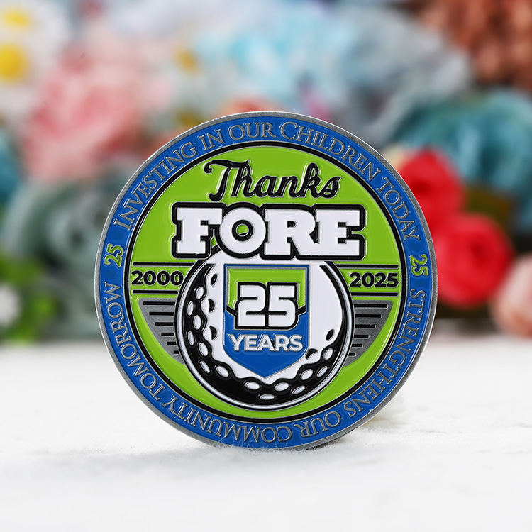 Silver plated Challenge Coin