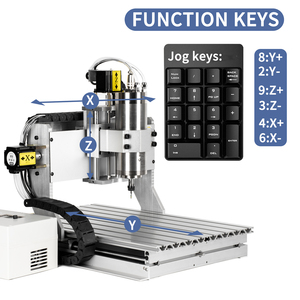 Jomesun อุปกรณ์3D เราเตอร์ CNC ขนาด3040 1500วัตต์เครื่องแกะสลักแกน3/4เครื่องตัดโลหะไม้ - Product Image 3