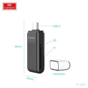 Eardom 2 in 1 OTG + การ์ดรีดเดอร์รองรับการ์ด SD การ์ด TF พร้อมปลั๊กและเล่นความเร็วสูง - Product Image 2