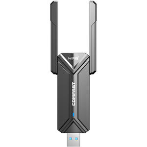 COMFAST三频USB3.0 RTL8912AU 802.11be WiFi7加密狗网卡USB WiFi棒无线适配器WiFi7适配器 - Product Image 1