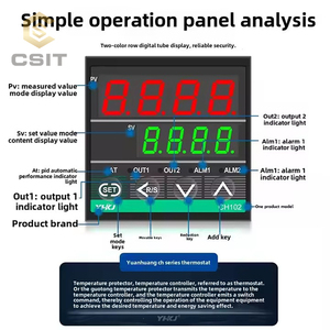 Dual Output PID <strong>Temperature</strong> <strong>Controller</strong> CHB402 CHB401 CHB702 CHB902 MV*AN Universal Thermostat <strong>Digital</strong> Regulator AC220V ABS OEM - Product Image 4
