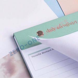 Bloc de notas de escritorio A4 personalizado, planificador de calendario, organizador de notas, planificador de cuero recargable diario - Product Image 5