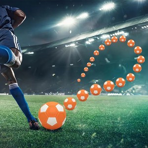 ライトアークカーブマジックマシンステッチインデントサイズ5スラロームサッカーボールアダルトトレーニングマッチ、無料カートリッジ付き - Product Image 2