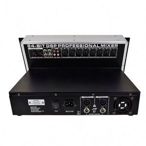 Profesyonel ses sistemi dj mikseri ses sistemi güç ses mikseri 8 kanal konferans odası için raf mikser - Product Image 2