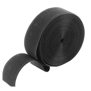 Cinta de gancho y bucle de poliéster Punto redondo Gancho y cierre de bucle Cinta de color Cinta de nailon para correas de reloj Elástico 1 pulg. x 4 pulg. - Product Image 1