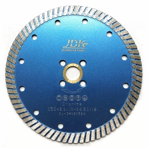 花崗岩用JDK6インチダイヤモンドソーブレード5 "6" クォーツ用ターボドライカッティングディスク - Product Image 1