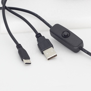 Cavo di alimentazione da USB 5V 3A a tipo C con pulsante di accensione 501 per Raspberry Pi 4B - Product Image 1