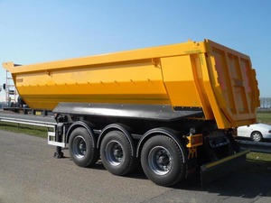 Thủy lực khai thác mỏ Trailer 40 tấn 50 tấn công suất 3 trục máy kéo Dump bán Trailer vật liệu thép Sản xuất tại Trung Quốc - Product Image 4