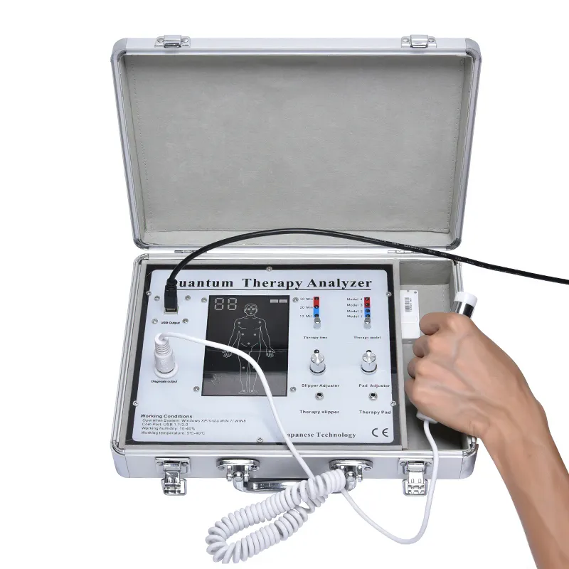 Analyseur de santé de nouvelle génération, analyseur magnétique à résonance quantique avec fonction d'analyse et de thérapie