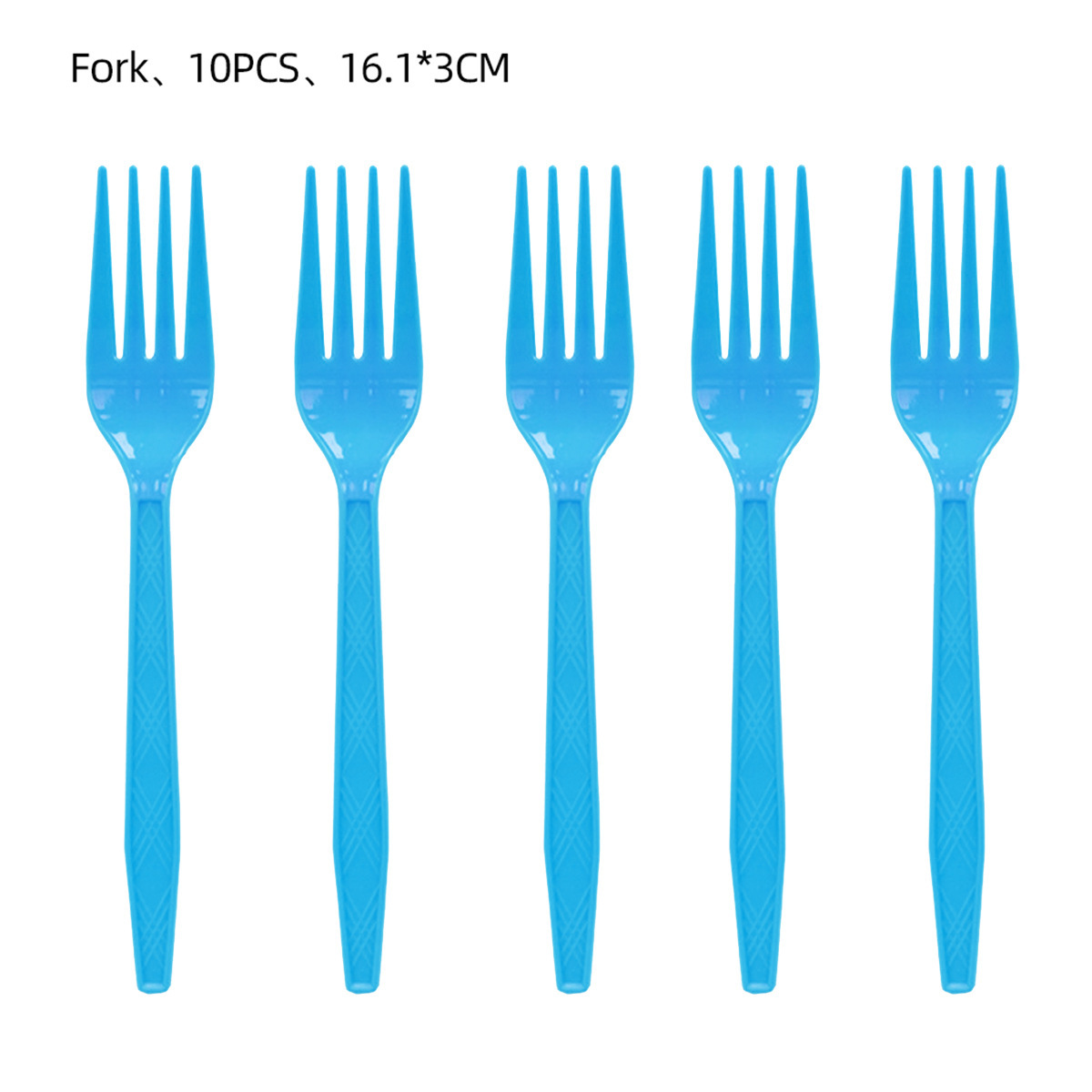 Fourchette bleue 10p