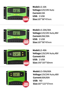 Regulador Solar inteligente, sistema de energía de 10A, 20A, 30A, 40A, 50A, 60A, PWM, 12V/24V, 48V, CA a CC - Product Image 6