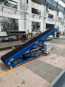 Guangzhou Factory OEM Kunden spezifisches motorisiertes Laden Entladen von Container band fördermaschinen für die Bau restaurant industrie - Product Image 2
