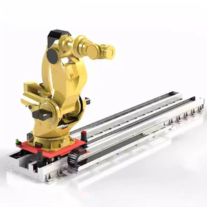 Riel lineal para recoger y colocar el brazo robótico, pista para caminar de la máquina de soldadura robot láser de fibra de brazo robótico de 6 ejes - Product Image 1