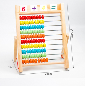 Wooden Numbers <strong>Counting</strong> Calculating Beads Multifunctional Calculation Stand Digital Teaching Aids - Product Image 1