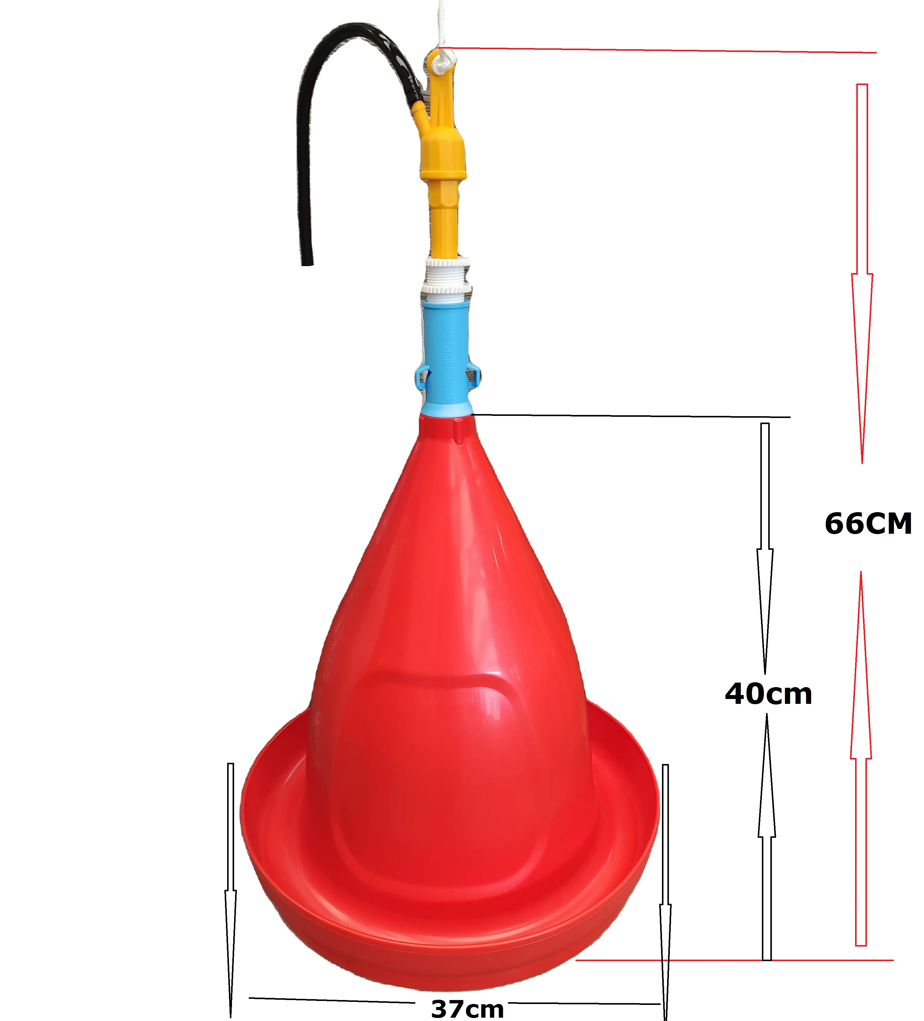 De Buena Calidad Pollo Plasson Bell Drinker Diferentes tipos de aves de corral Plasson bebedero con alta calidad y el mejor precio