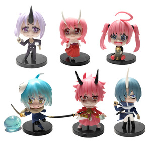 6ชิ้น/เซ็ตครั้งนั้นฉันได้กลับชาติมาเกิดเป็นร่างอนิเมะเมือกชุดตุ๊กตาการ์ตูนแอ็คชั่นพีวีซีสำหรับเด็กคอลเลกชันส่วนตัว - Product Image 1