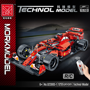 Mork New Arrival Red <strong>F1</strong> Model Car <strong>1</strong>:<strong>10</strong> Formula <strong>RC</strong> Car SF91 Building Blocks - Product Image 6