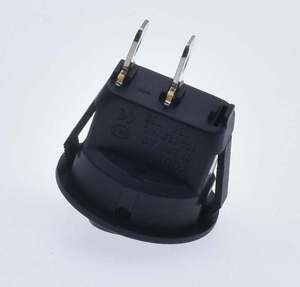 Kandens KCD1-1051 Rocker anahtarları 15mm 20mm SPST 2 Pin 2 yollu açma-kapama KCD1-10510 3A/250V 6A/125V AC basma yuvarlak düğme anahtarı - Product Image 6