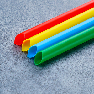 卸売個別包装シャープピアスアソートカラーエクストラワイド使い捨てプラスチックスムージーボバストロー - Product Image 4