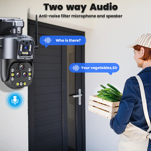 Yeni varış 16MP 4 lensler 20X Zoom ev kullanımı kablosuz WiFi ağ PTZ IP kamera IPC360 ev açık WiFi güvenlik güvenlik kamerası - Product Image 5