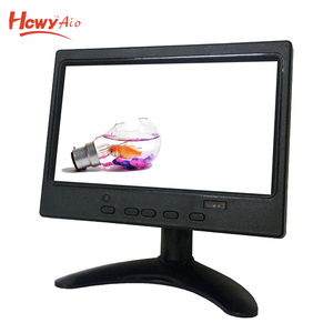 Personalizable 7 "1024*768 VGA BNC AV Puertos LCD Monitores de computadora con dos tipos de bases - Product Image 3