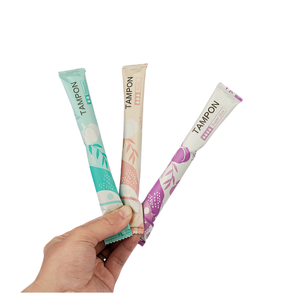 Tampons vaginaux en coton biologique personnalisés, à base de plantes, marque propre - Product Image 1