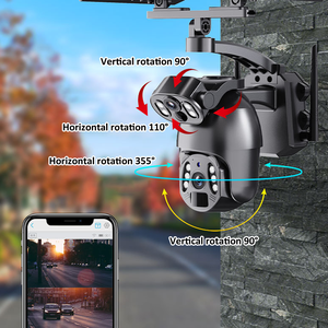 批发12W 4K 50x变焦4g Ubox 2镜头太阳能自动跟踪Ptz闭路电视6MP 4G Wifi安全网络摄像机 - Product Image 5
